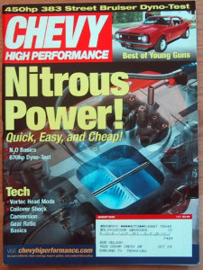 CHEVY HIGH PERFORMANCE 2002 AUG - ZL1, YOUNG GUNS